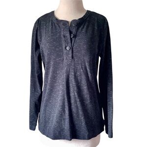 NWOT Deluth Trading Navy Knit Long Sleeveeve Shirt M